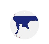 Thailand Flag Map Round Fragrance Cards Set, Lavender Hanging Air Freshener For Car Home Decor, 10 Or 24 Pcs