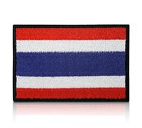 Thailand Flag - Patch with Hook-and-Loop Closure | Thai Flag Patches, Outdoor Backpacker Patches Finally Home
