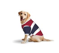 Thailand Flag Print Breathable Dog Tshirt for Medium Large Breed