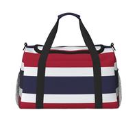 Thailand Flag Print Duffel Bag for Travel Weekender Overnight Carry On Bag Women Men Gym Luggage Bag Carry on