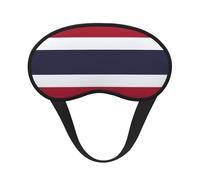 Thailand Flag Print Sleep Mask, Eye Sleeping Mask for Women and Men for Total Darkness, Reduces Puffy Eye Mask