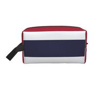 Thailand Flag Print Travel Grooming Storage Bag, Reusable Makeup Storage Organizer, Bathroom Supplies