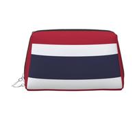 Thailand Flag Printed Handheld Makeup Case, Spacious Toiletry Organizer Designed for Brushes and Toiletries