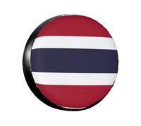 Thailand Flag Tire Cover 14-17in Wheel Tyr Diametertrailer Car Truck Pvc Waterproof Dustproof Protection