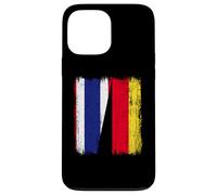 Thailand Germany Half Flag Thai German Heritage Case for iPhone 13 Pro Max