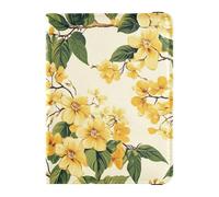 Thailand Golden Shower Tree Beauty Flowers Leather Passport Holder Covers Case Passport Cover Waterproof