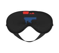 Thailand Map Printing Rest Sleep Eye Mask, Soft Eye Mask for Home & Camping, Blocks Light, Comfortable for Most Users