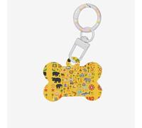 Thailand Map with Icons Printing Bone Shaped Dog Tag Pet Id Tags,Acrylic Dog Tags Cat Tags with Ring for Dog Cat,Pendant Crafts