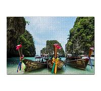 Thailand Maya Bay Phi Phi Islands Puzzle 1000 Pieces Game Artwork Travel Souvenir 38x52CM