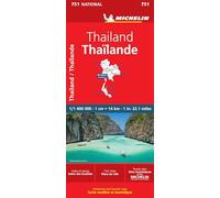 Thailand - Michelin National Map 751: Map