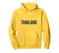 Thailand National Flag Color Yellow Pullover Hoodie