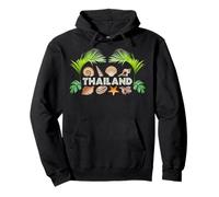 Thailand Seashells Palms Diving Snorkeling Beach Souvenir Pullover Hoodie
