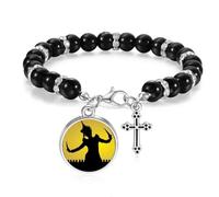 Thailand Shadow Culture Dancer Beaded Bracelet Boho Jewelry