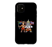 Thailand South Africa Flag Thai South African Roots Case for iPhone 11