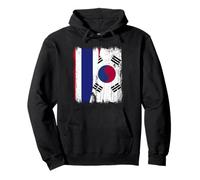 Thailand South Korea Half Flag Thai South Korean Jersey Pullover Hoodie