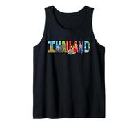 Thailand Souvenir Graphic Travel Thai Culture Lover Tank Top