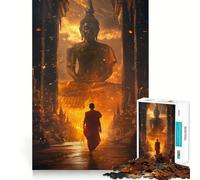 Thailand Temple Bangkok 1000 Piece Jigsaw Puzzles for Adults Jigsaw Memory Lift Slow Enjoy Image Assembly Creative Gift (38x26cm)