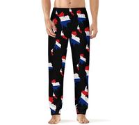 Thailand Thai Flag Men's Pajama Pants Soft Sleep Lounge Comfy Bottoms Long Pj Pant Sleepwear S