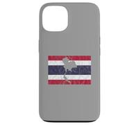 Thailand Thai Flag Outline Travel Holiday Asia Case for iPhone 13