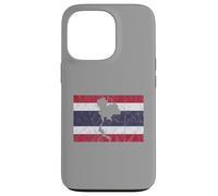 Thailand Thai Flag Outline Travel Holiday Asia Case for iPhone 13 Pro