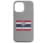 Thailand Thai Flag Outline Travel Holiday Asia Case for iPhone 13 Pro Max