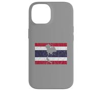 Thailand Thai Flag Outline Travel Holiday Asia Case for iPhone 14