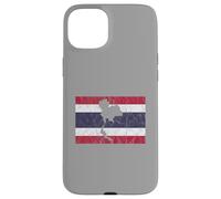 Thailand Thai Flag Outline Travel Holiday Asia Case for iPhone 15 Plus