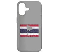 Thailand Thai Flag Outline Travel Holiday Asia Case for iPhone 17