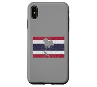 Thailand Thai Flag Outline Travel Holiday Asia Case for iPhone XS Max