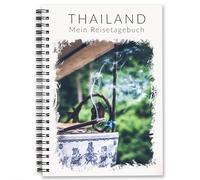 Thailand Travel Diary to Fill In | Interactive Diary Travel Book with Lots of Variety | Perfect Travel Gift | Design Your Own Thailand Travel Guide | A5 - Incense Sticks | Calmondo