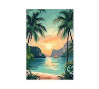 Thailand Travel Poster（4） Canvas Poster Wall Art Decor Print Picture Paintings for Living Room Bedroom Decoration 12x18inch(30x45cm)