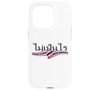Thailand Typeface Script Mai Pen Rai Bangkok Pattaya Phuket Case for iPhone 15 Pro