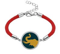 Thailand Up the Nose Elephant Lucky Red String Bracelet Rope Bracelet Handmade