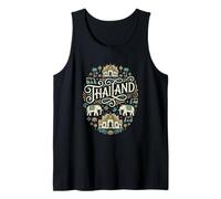 Thailand Vacation Thai Elephants Phuket Bangkok Chiang Mai Tank Top