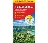 Thailand, Vietnam, Laos, Cambodia Marco Polo Map