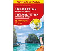 Thailand, Vietnam, Laos, Cambodia Marco Polo Map