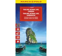 Thailand Vietnam Laos Cambodia Marco Polo Map: Myanmar, Laos, Kambodscha