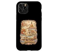 Thailand Vintage Thai Buddhist Travel Souvenir Case for iPhone 11 Pro