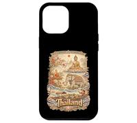 Thailand Vintage Thai Buddhist Travel Souvenir Case for iPhone 12 Pro Max