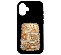 Thailand Vintage Thai Buddhist Travel Souvenir Case for iPhone 16
