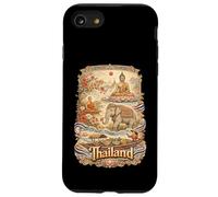 Thailand Vintage Thai Buddhist Travel Souvenir Case for iPhone SE (2020) / 7/8