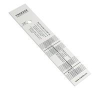 THAKKER CAP-01 - Cartridge Alignment Protractor for correct adjustment of turntable cartridges | Adjustment according to 2 point method | with printed quick reference guide