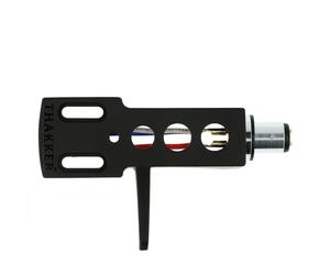 THAKKER HS-10 - Aluminium Headshell - Black | SME Bayonet Connection | Incl. Headshell Cables
