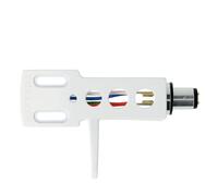THAKKER HS-10 - Aluminium Headshell - White | SME Bayonet Connection | Incl. Headshell Cables