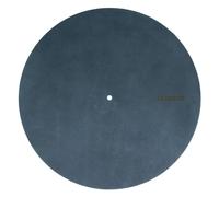 THAKKER Nubuck Leather Mat - Royal Blue - Turntable Pad made of genuine Nubuck Leather - Blue | 1,8-2,4mm thick | 295mm diameter | more warmth | more dynamics
