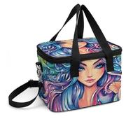 Thalassa Ocean God Greek Mythology Lunch Bag Insulated Lunchbox Cooler Cooling Tote for Travel