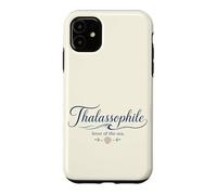 Thalassophile Lover of the Sea With Shell Graphic Case for iPhone 11