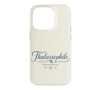 Thalassophile Lover of the Sea With Shell Graphic Case for iPhone 14 Pro