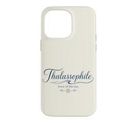Thalassophile Lover of the Sea With Shell Graphic Case for iPhone 14 Pro Max