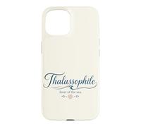 Thalassophile Lover of the Sea With Shell Graphic Case for iPhone 15